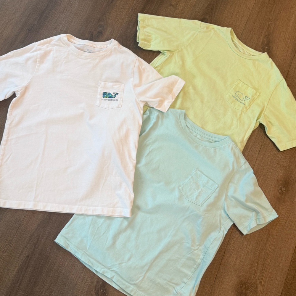 🌊 Vineyard Vines Boys T-Shirt Bundle (Size S 8–10) 🌊